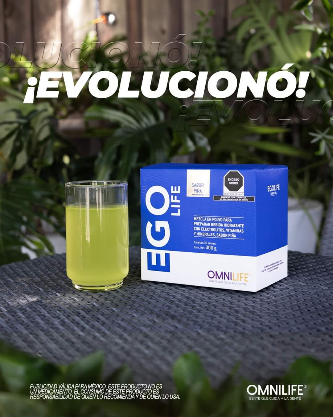 EGO LIFE Piña – Hidratación Inteligente con Vitaminas y Energía Natural