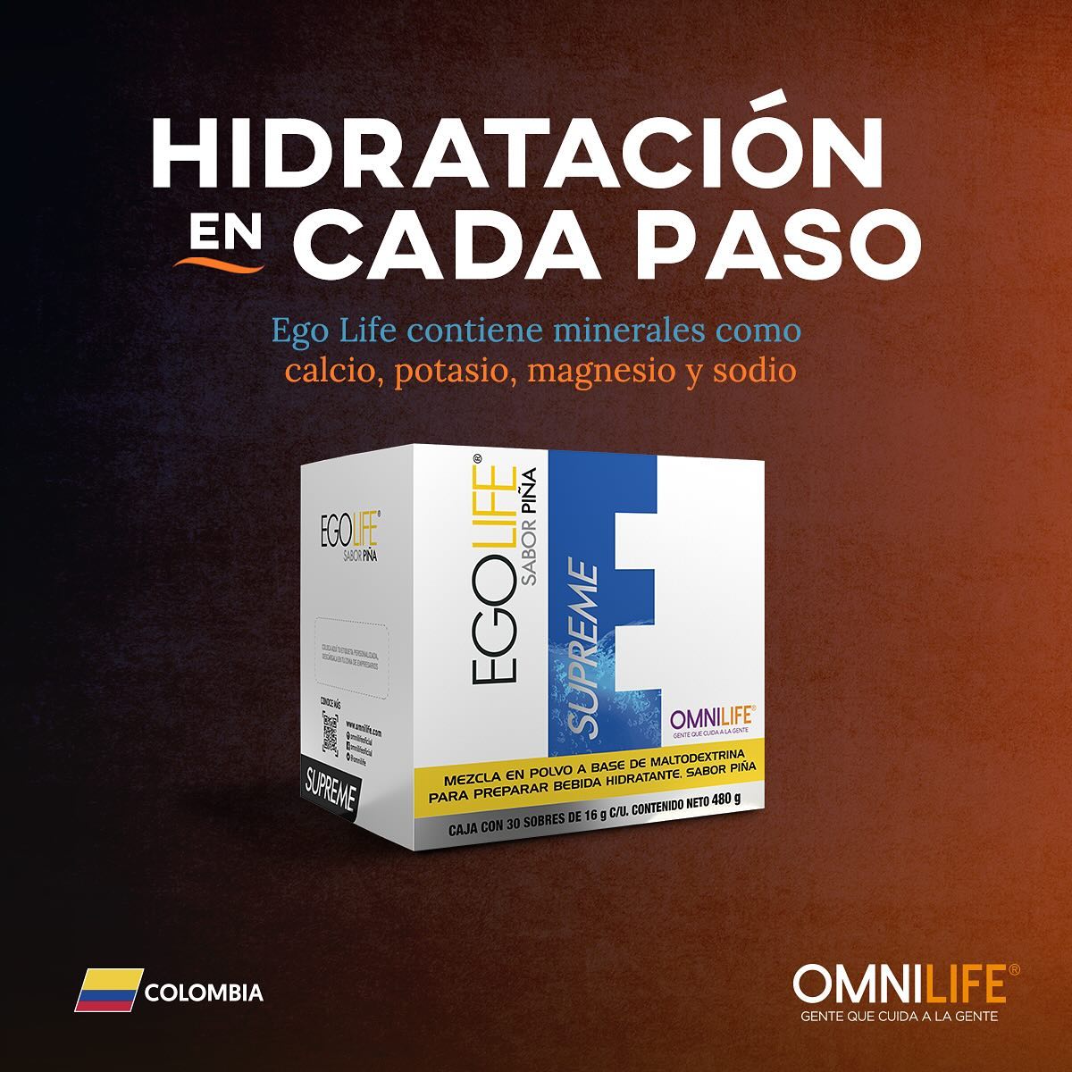 EGO LIFE Piña – Hidratación Inteligente con Vitaminas y Energía Natural