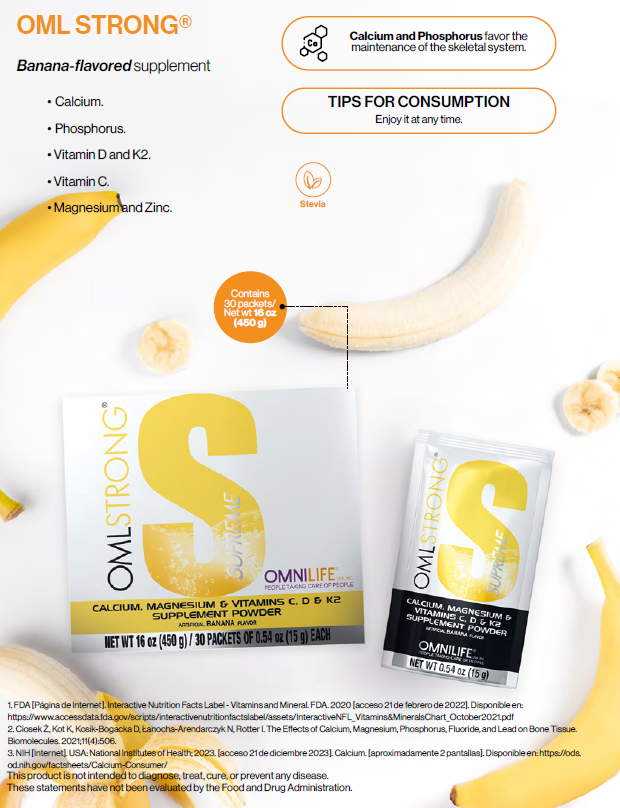 OMNIOST Omnilife – Strengthen your bones with every sip (30 sachets) 