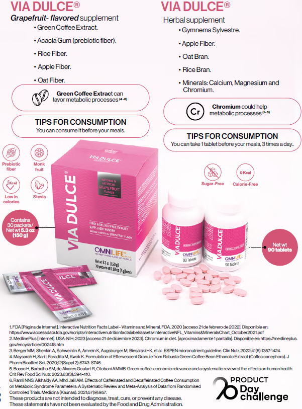 VIA DULCE: Tu aliado diario para sentirte ligera y en equilibrio