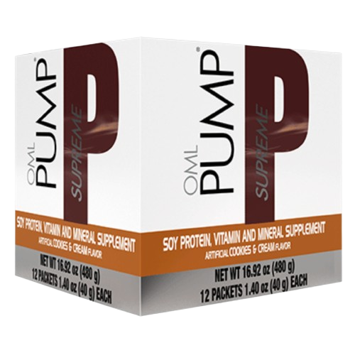 PUMP Supreme Cookies &amp; Cream – Boost your body with every sip! (Serves 12) 