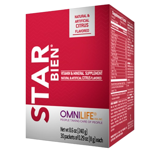 STARB Omnilife Orange Lemon – Male energy and vitality with maca and vitamins (30 sachets) 